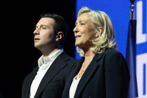 Marine Le Pen et Jordan Bardella