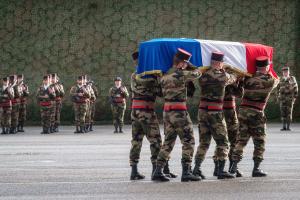 Cercueil soldat français