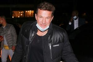 benjamin castaldi leaving tpmp studio - paris