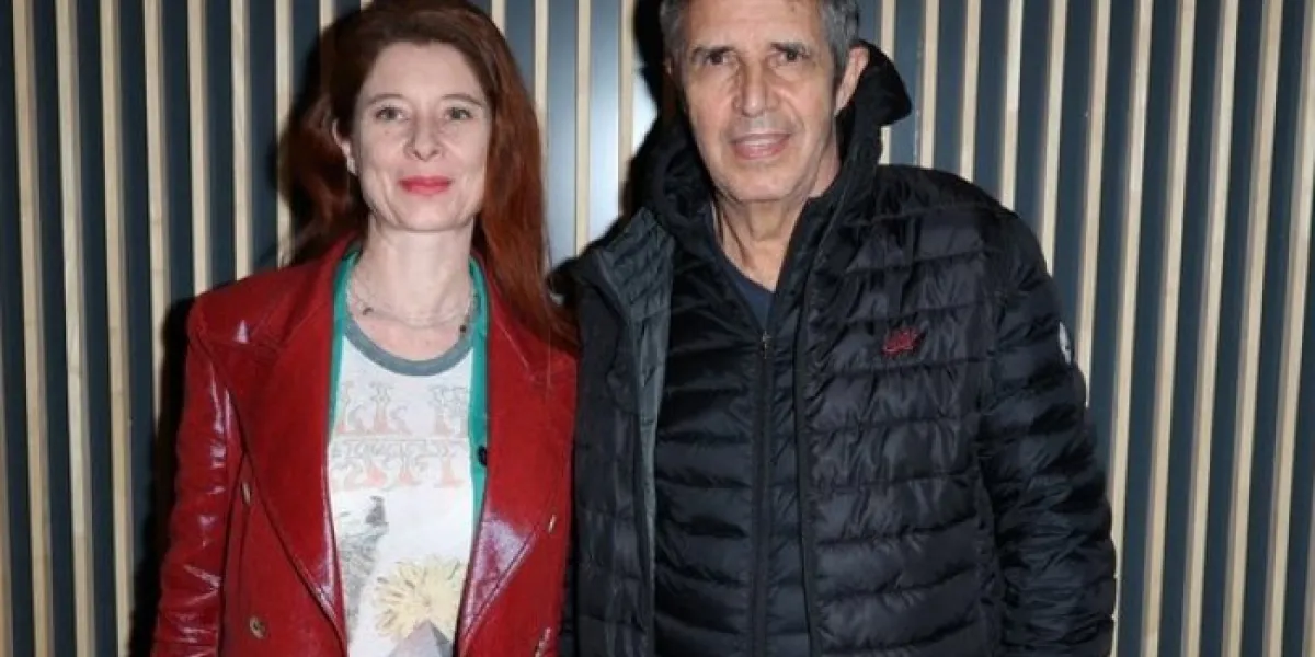 julien clerc and his wife helene gremillon attending the premiere seule la terre est eternelle held at ugc danton, in paris, france, on march 22, 2022 photo by jerome domine abacapresscom
