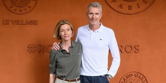 hortense et denis brogniart assistent aux internationaux de france 2024 à roland garros le 31 mai 2024 à paris, france photo by laurent zabulon abacapresscom