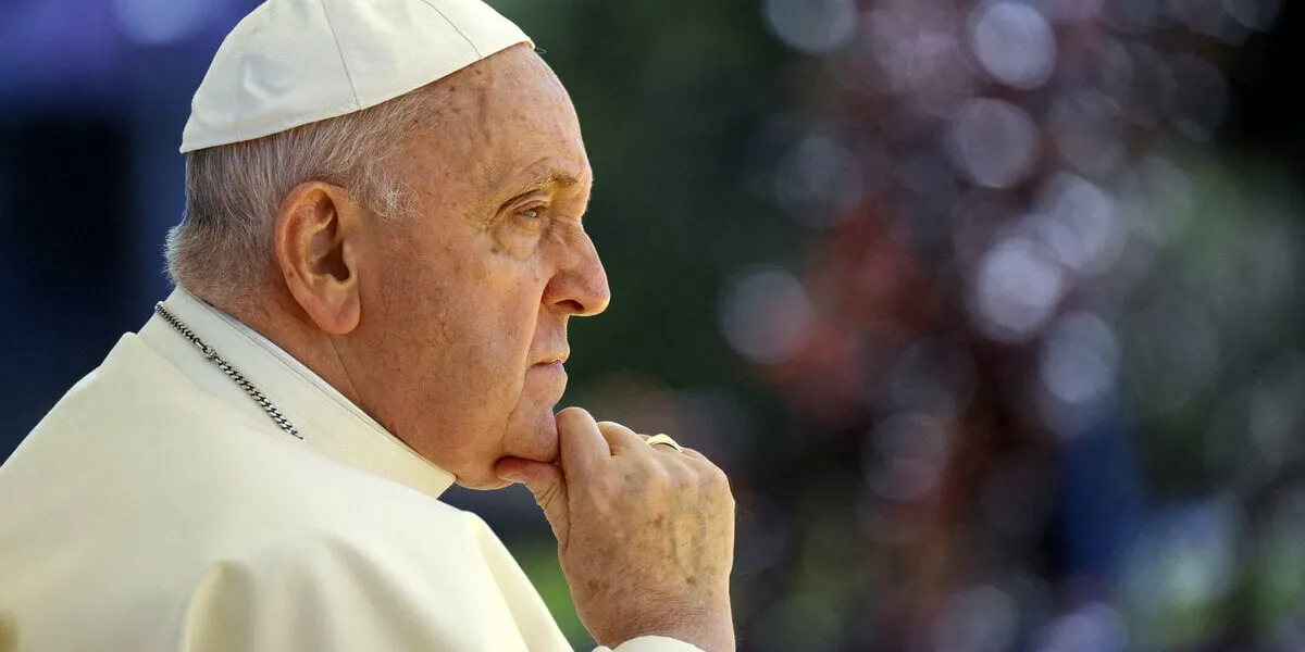 le pape françois rencontre des étudiants - lisbonne