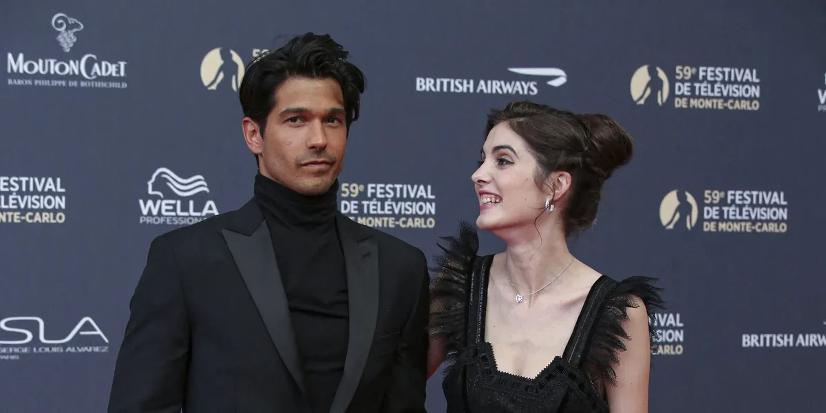 Vinnie Dargaud, Claire Chust pose along the red carpet of the opening ceremony of the 59th Monte-Carlo Television Festival, held at Grimaldi Forum, in Monaco on June 14, 2019. Photo by Marco Piovanotto/ABACAPRESS.COM