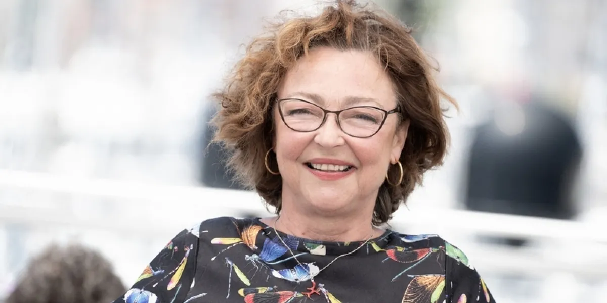 Catherine Frot attends Misericordie (Misericordia) Photocall at the 77th annual Cannes Film Festival at Palais des Festivals on May 21, 2024 in Cannes, France.  Photo by David NIVIERE ABACAPRESS.COM