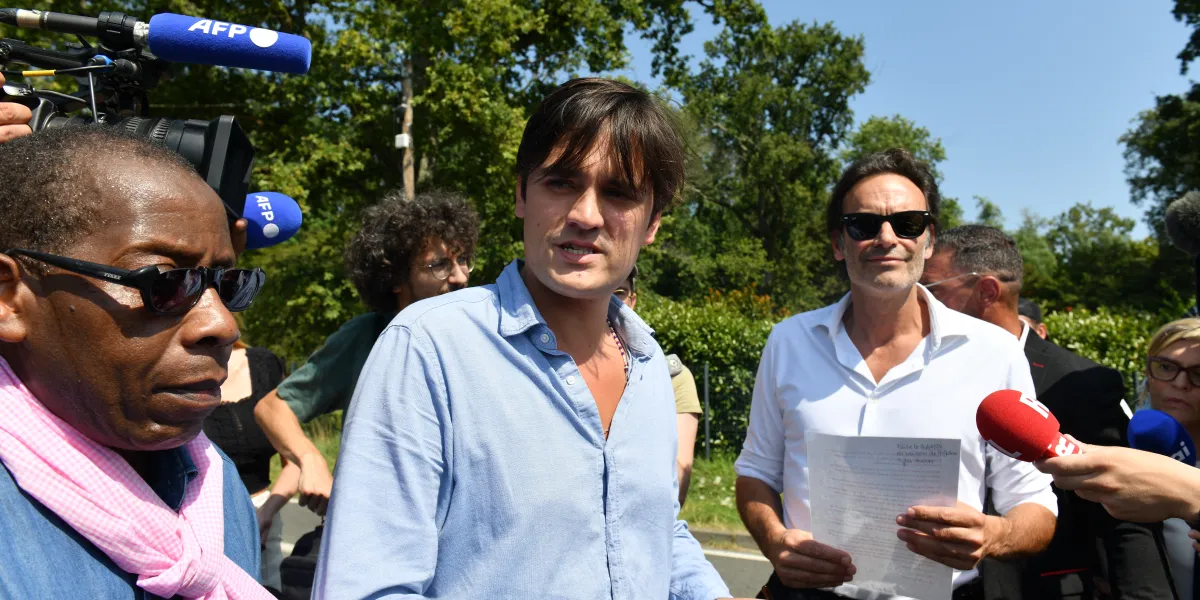 Alain-Fabien Delon et son frère