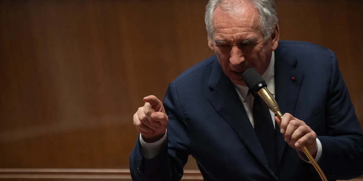 Le Premier ministre François Bayrou prononce sa déclaration de politique générale à l'Assemblée nationale le 8 septembre 2025