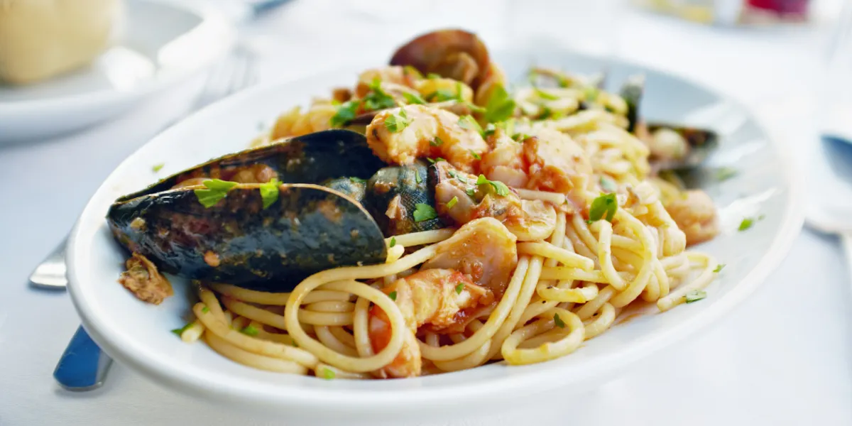 Pâtes aux fruits de mer