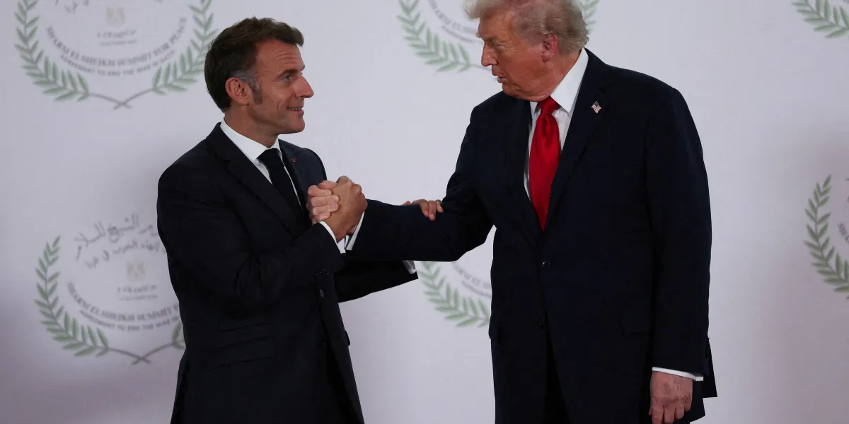 Sommet Gaza Trump Macron