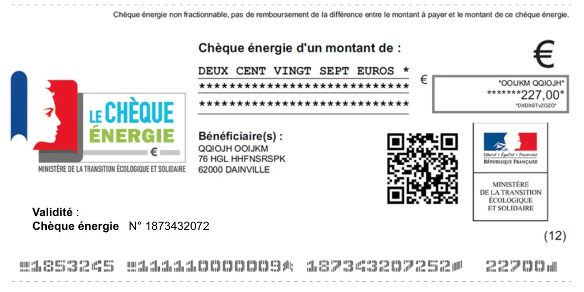 Chèque énergie