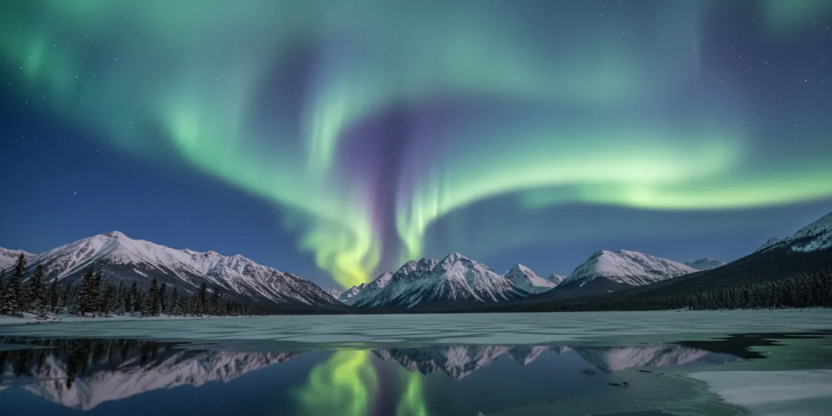 image d'une aurore boréale