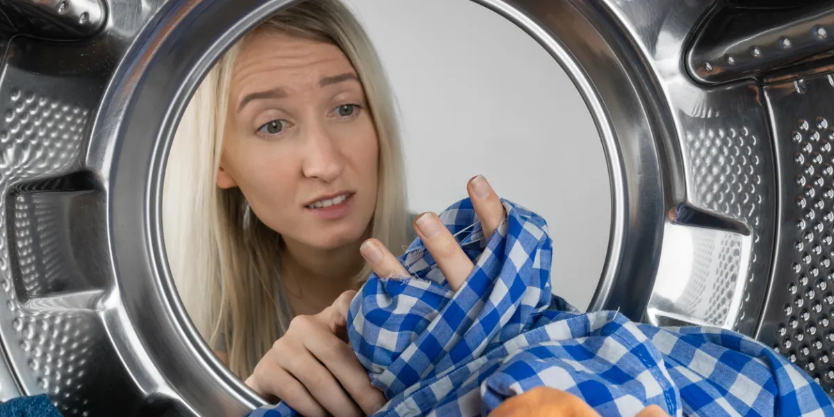 Linge troué machine à laver