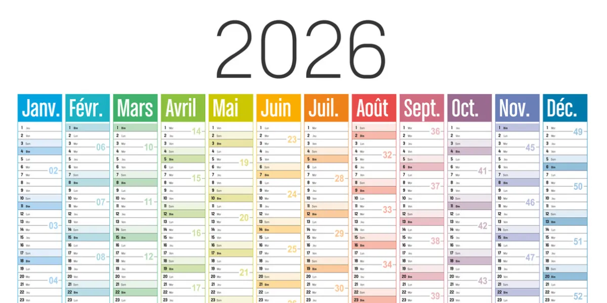 Calendrier 2026