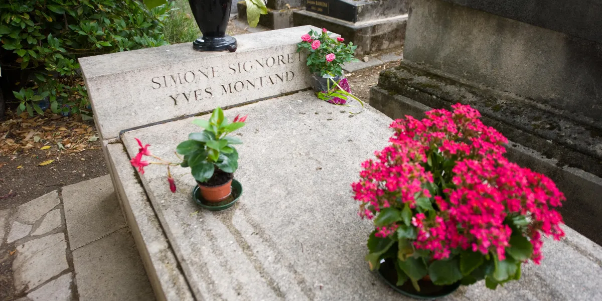 Tombe Yves Montand