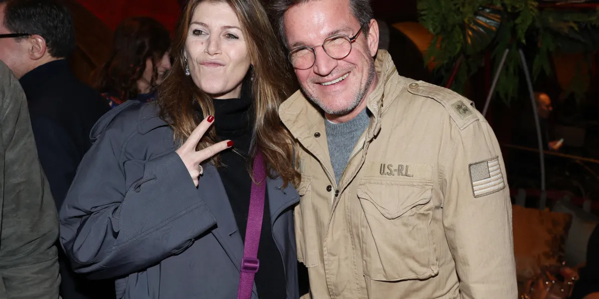 Benjamin Castaldi et sa femme