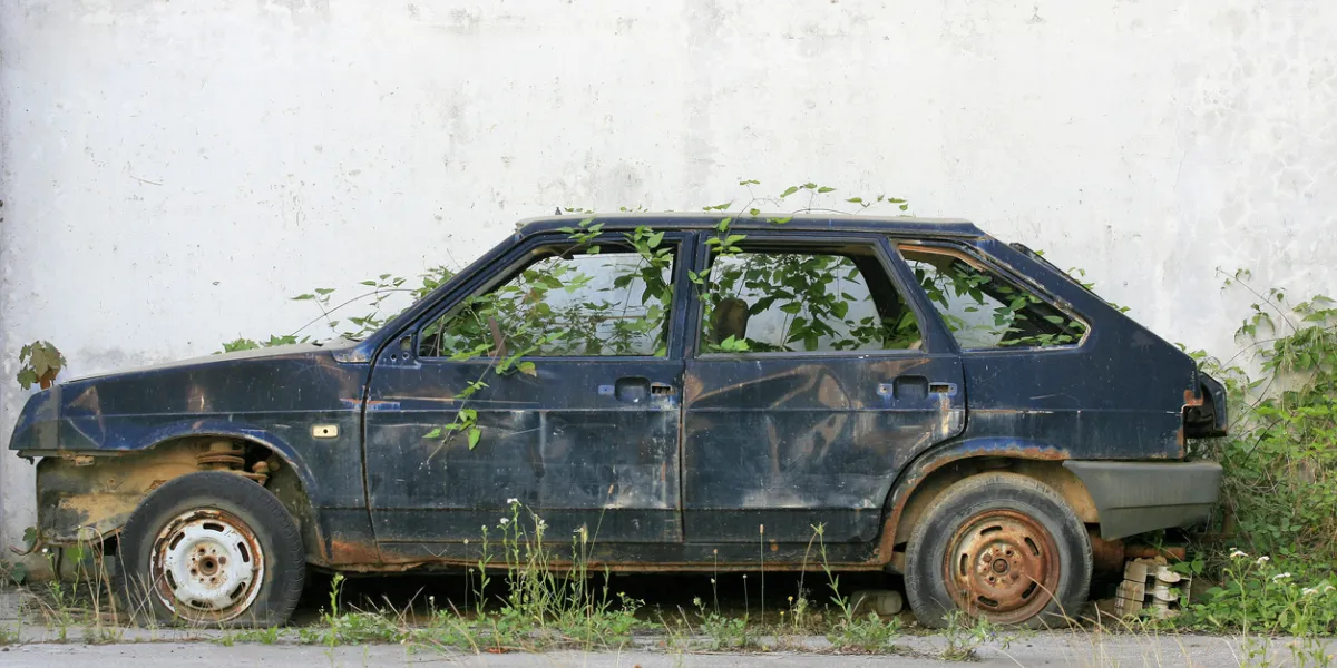 épave automobile