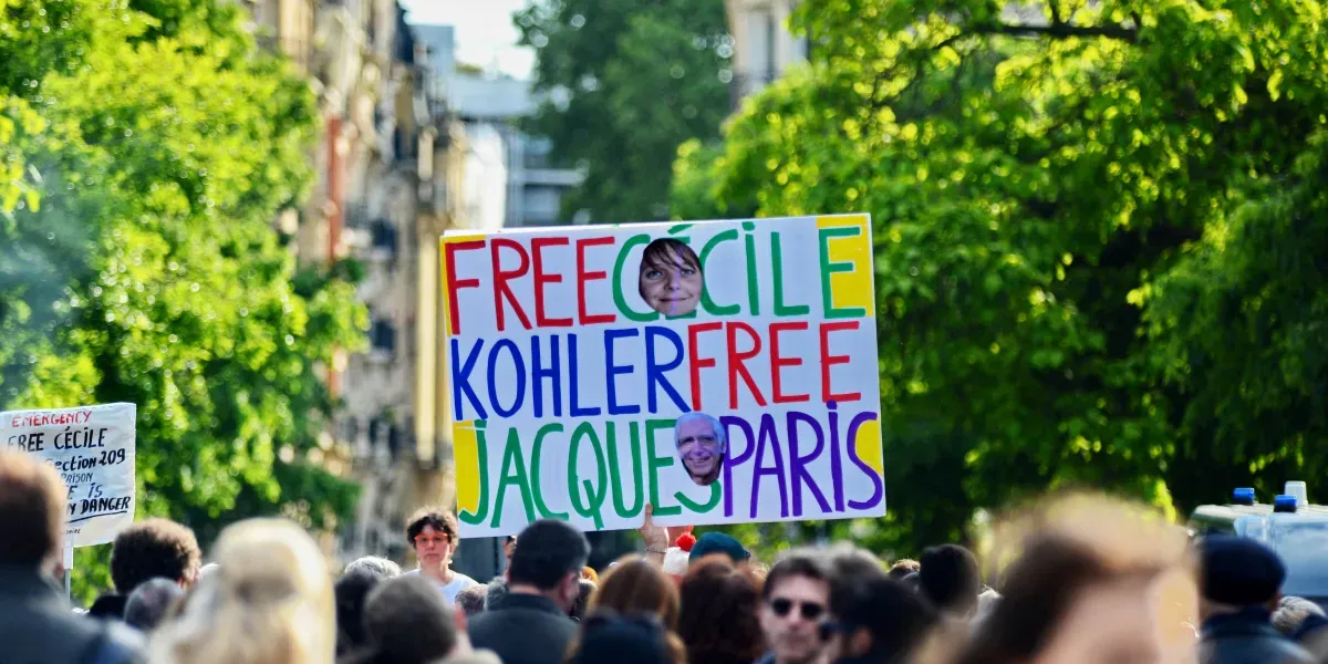 Otages Iran manifestation