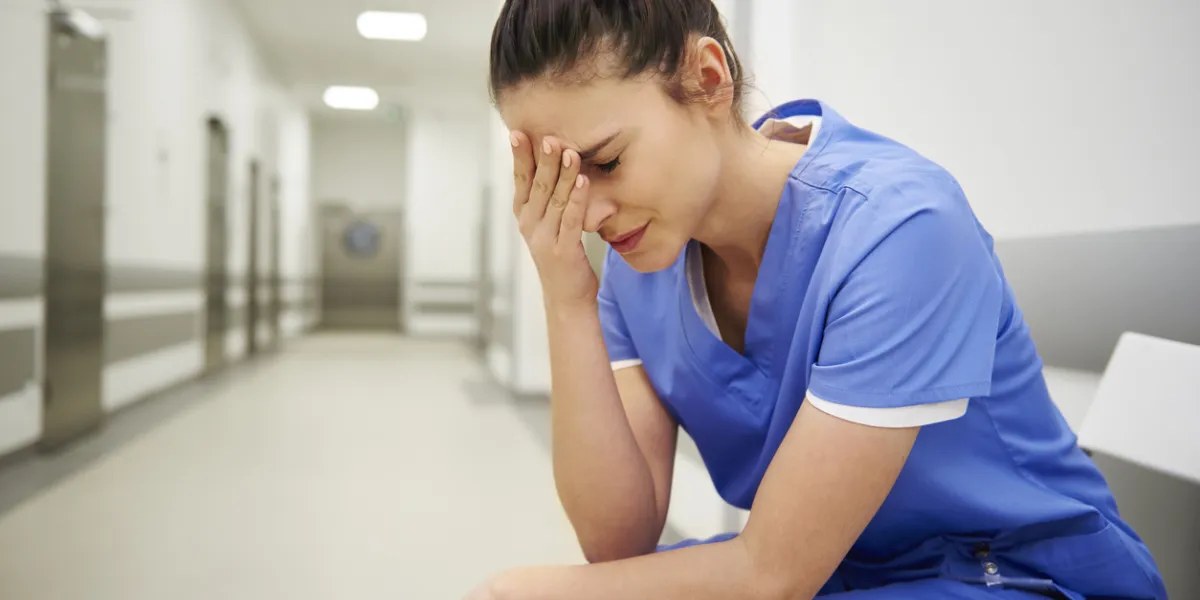 Infirmière fatiguée