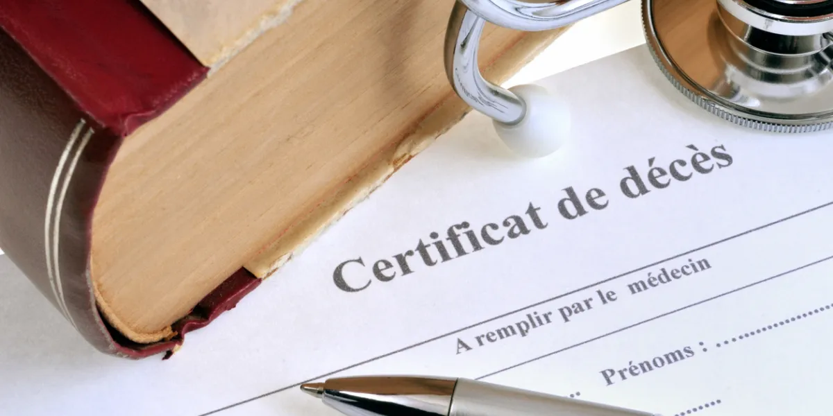 Certificat de décès