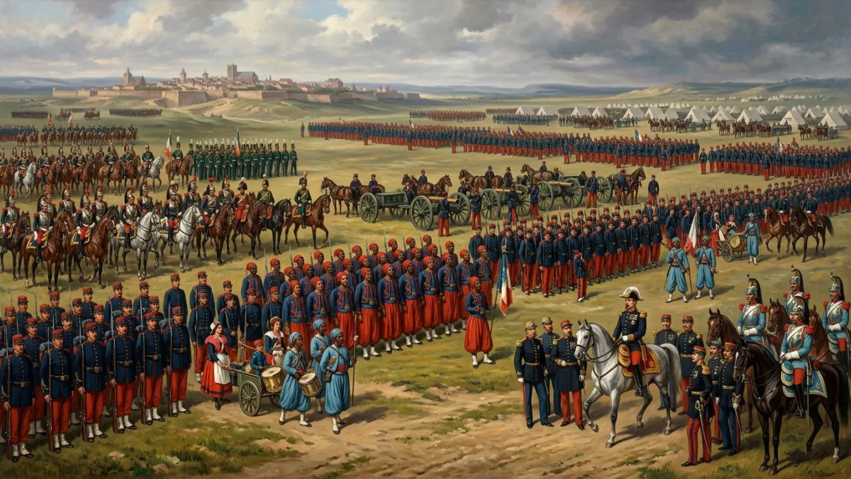 Une illustration de l'armée de Napoléon III