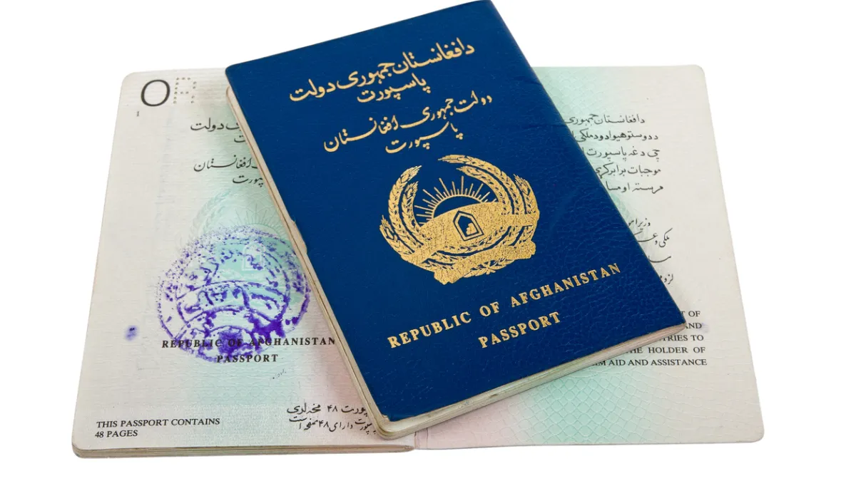 Passeport afghan