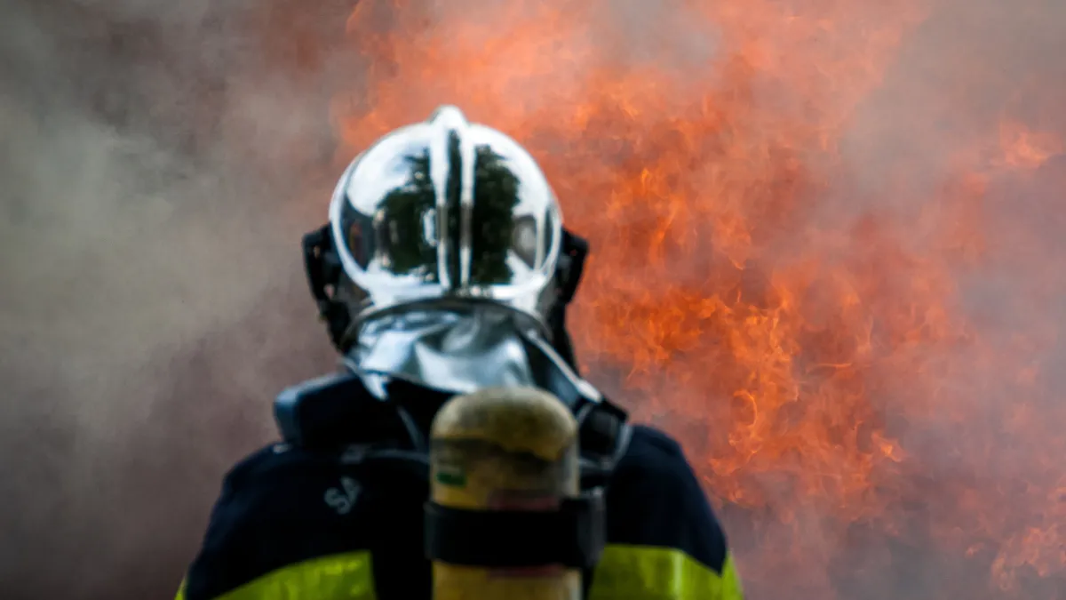 Pompier feu