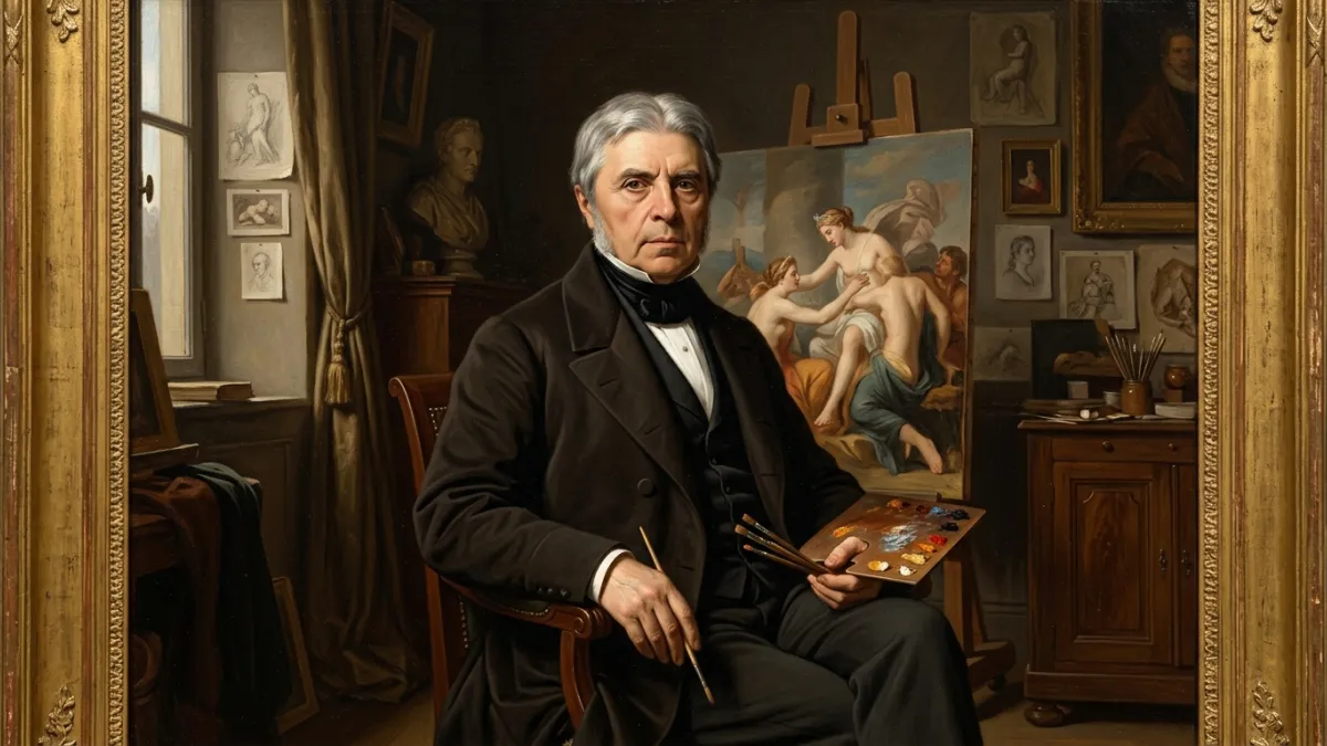 Un portrait du peintre Ingres