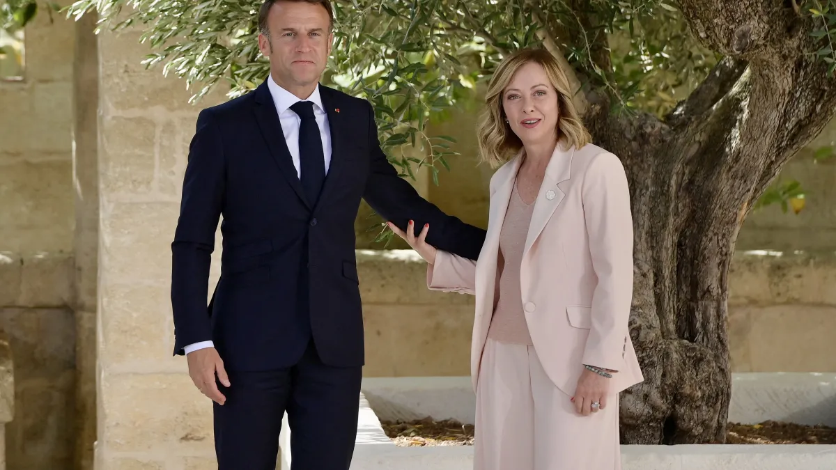 macron et georgina