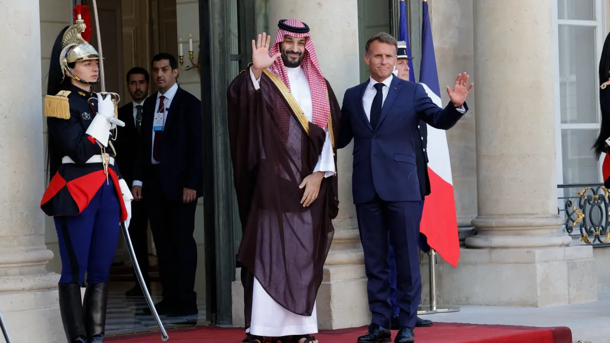 Emmanuel Macron MBS