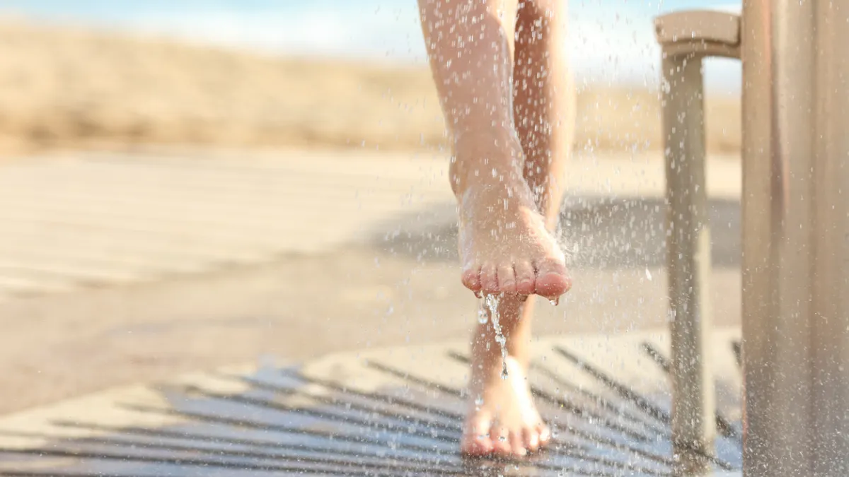 Douche plage