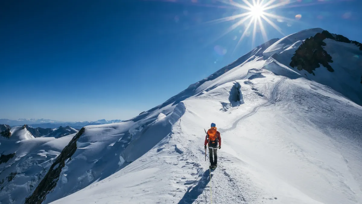 Alpiniste Mont-Blanc