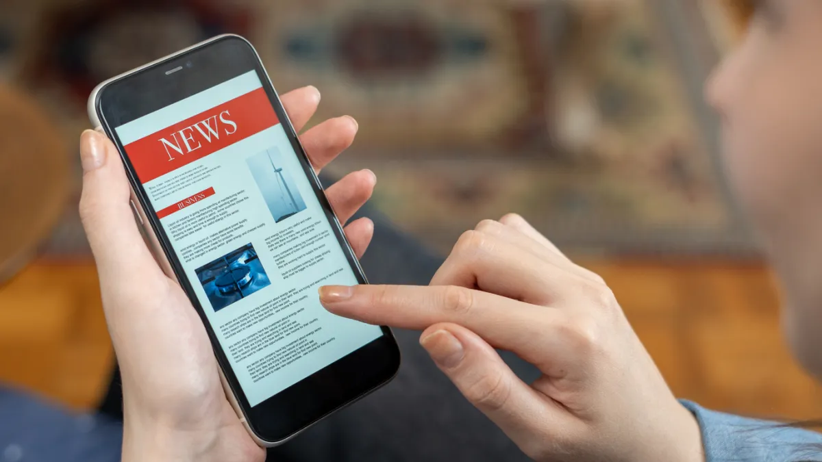 Presse smartphone