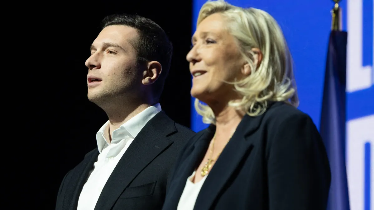 Jordan Bardella et Marine Le Pen