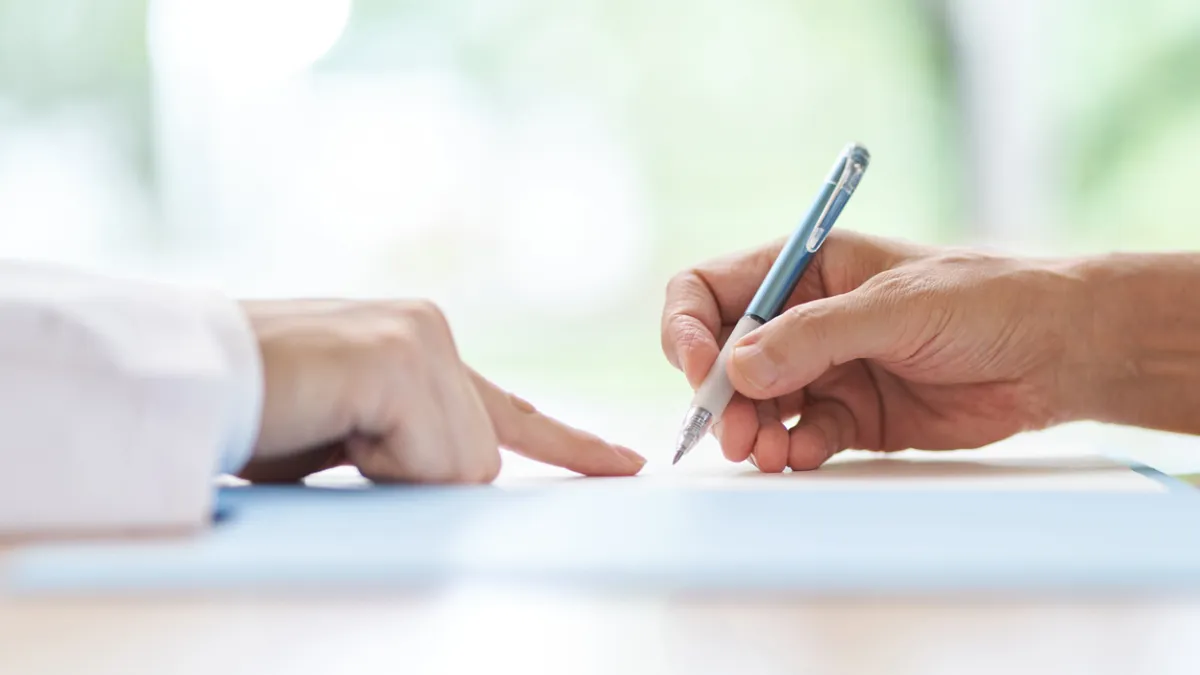Signature contrat