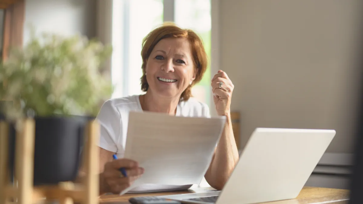 Retraitée heureuse