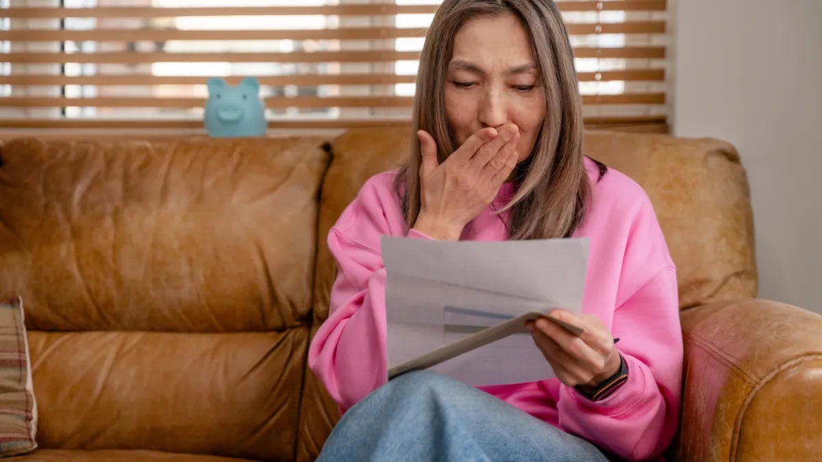 Retraitée courrier surprise