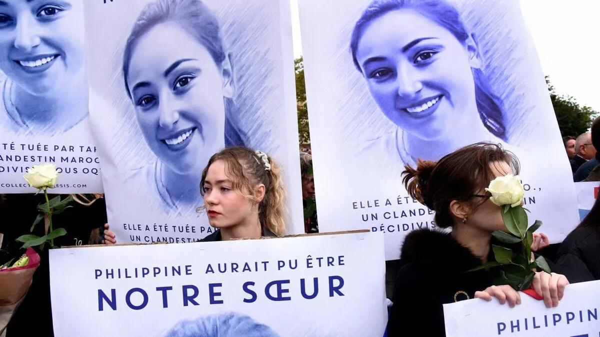 Manifestation pour Philippine
