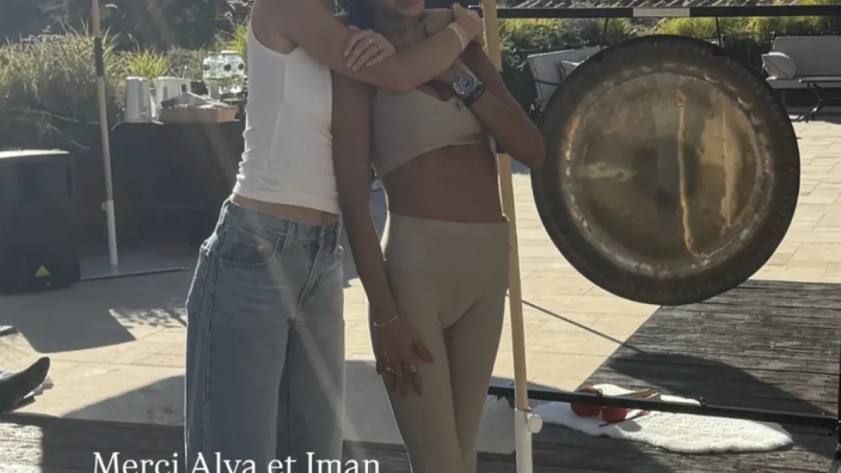 L'animatrice partage une photo de sa fille