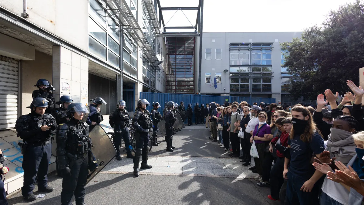 Blocus lycée