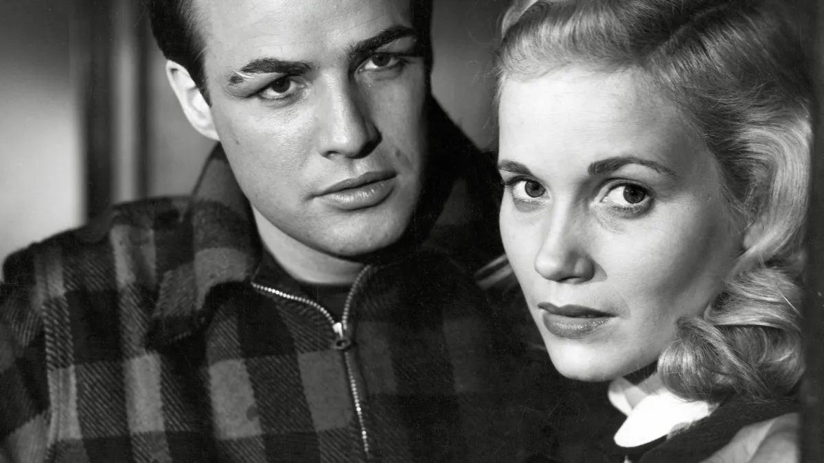 Eva Marie Saint et Marlon Brando