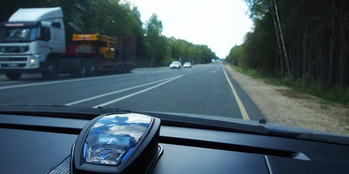 device radar detector for car details and close-up