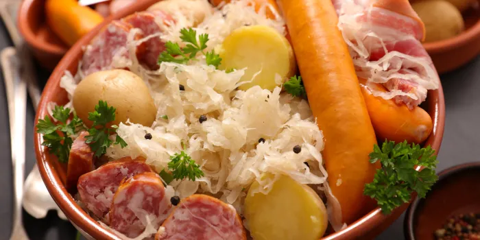 sauerkraut and sausage