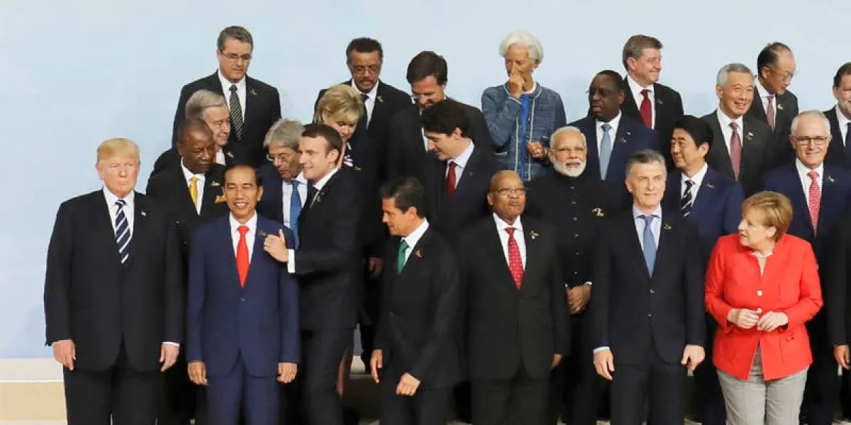allemagne g20 sommet photo de famille