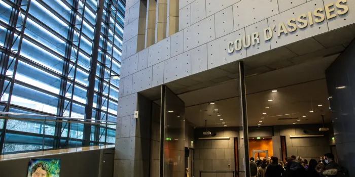 cour d'assises de grenoble, dans l'est de la france, le 2 février 2022, pour le procès de nordahl lelandais accusé de l'enlèvement et du meurtre en août 2017 de maelys de araujo, disparue lors d'un mariage photo par erik sampers abacapresscom