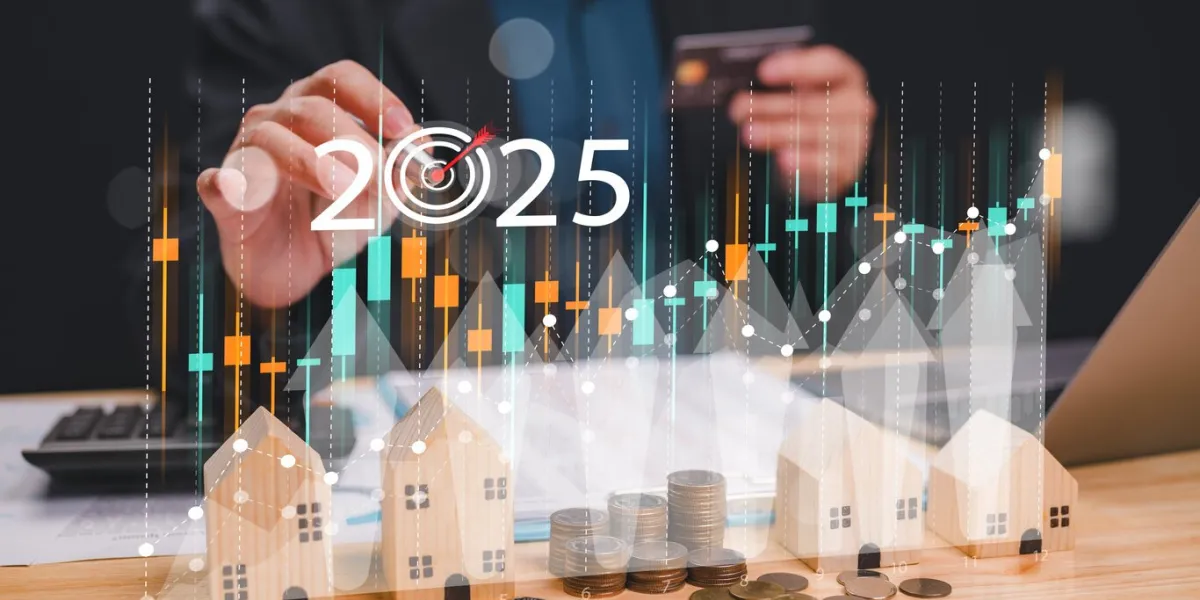 savvy investor meticulously real estate weighs interest rates, investment opportunities, and loan options, seeking to maximize their financial well-being banking, buy, debt, money, mortgage, business