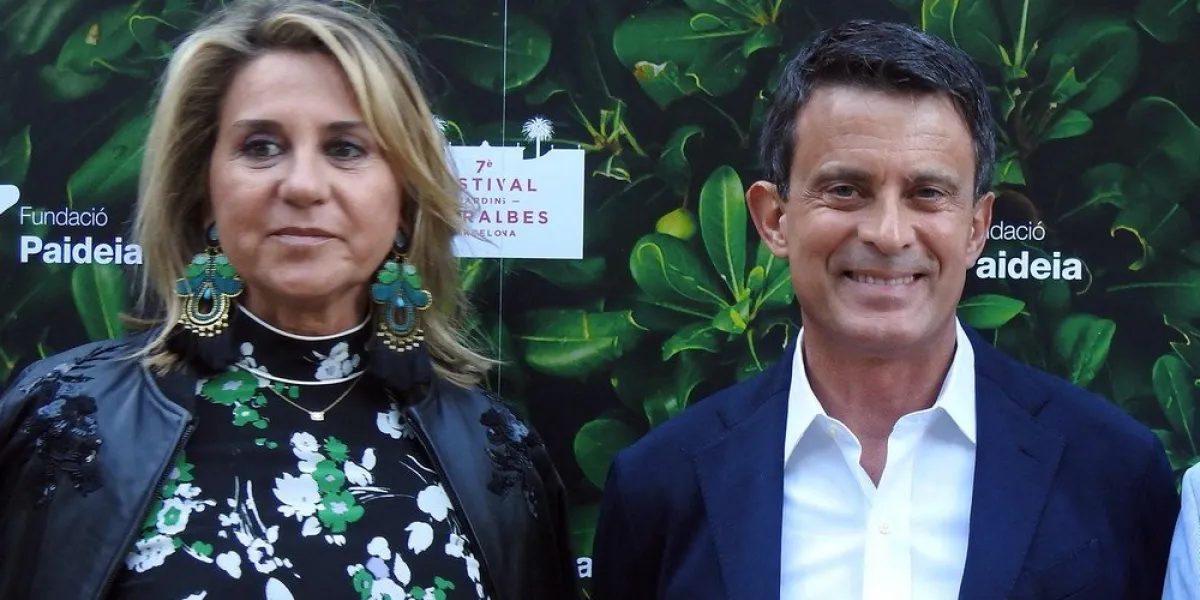 manuel valls and susana gallardo visit the garden festivals in pedralbes, june 05, 2019 in barcelona, spain photo by europa press contacto abacapresscom , 686407 001 barcelona espagne spain