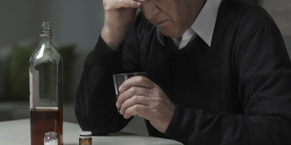 heartbroken widower use drugs and alcohol to kill sadness