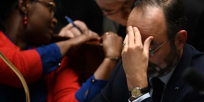 french prime minister edouard philippe attends a session of questions to the government, on december 10, 2019 at the national assembly in paris (photo by dominique faget   afp)