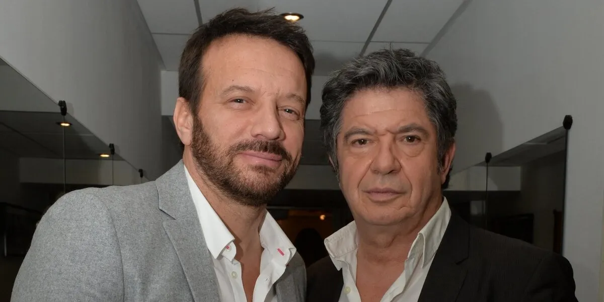 samuel le bihan and lionel astier at the taping of vivement dimanche in paris, france, december 21, 2015 photo by max colin abacapresscom , 666963 076 paris france