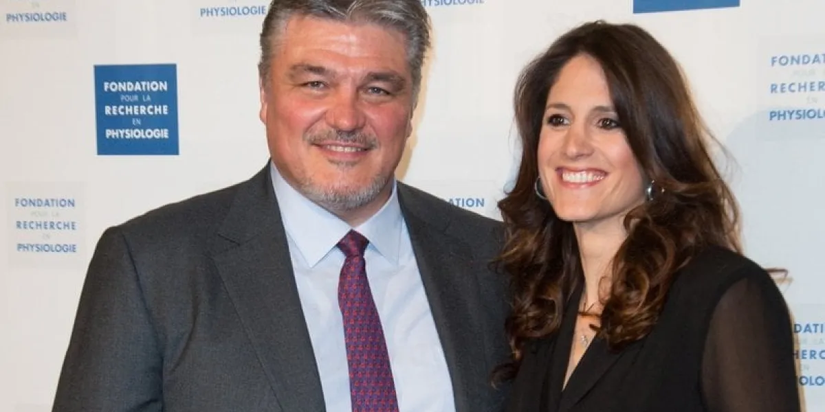 david douillet and his wife vanessa carrara attend ' les stethos d'or 2019' gala at four seasons hotel george v on march 11, 2019 in paris, france photo by nasser berzane abacapresscom , 674378 005 paris france