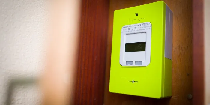 illustration de compteur electrique linky - illustration du compteur électrique linky à paris, france, le 9 juin 2019 photo par stephen le tellec abacapresscom